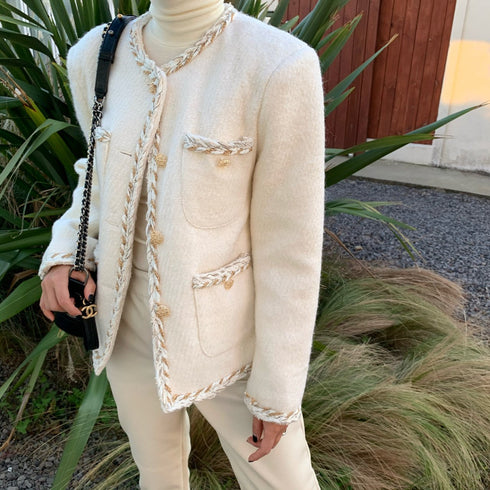 Short fragrant woolen coat - ROUTINE FASHION