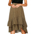Spotted pleated wavy skirt - ROUTINE FASHION