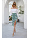 Skirt Floral Floral Split Lace Wrap Skirt Spot - ROUTINE FASHION
