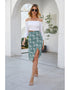 Skirt Floral Floral Split Lace Wrap Skirt Spot - ROUTINE FASHION