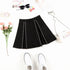 Elastic waist pleated skirt - ROUTINE FASHION