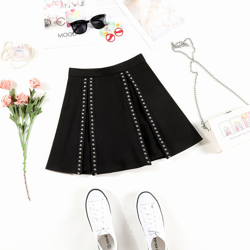 Elastic waist pleated skirt - ROUTINE FASHION