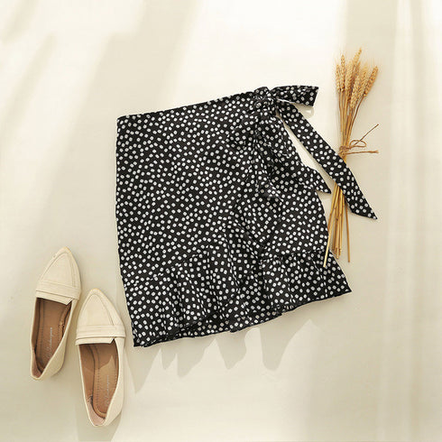 Women's Beach Flower sexy cartoon wrap skirt - ROUTINE FASHION