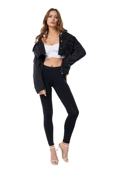 Amazon hot style denim jacket loose denim jacket short denim jacket - ROUTINE FASHION