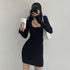 Women's French Slim Knitted Dress - ROUTINE FASHION