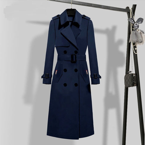 British Classic Expensive Medium Long Coat - ROUTINE FASHION