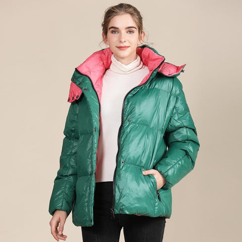 Shiny down padded jacket - ROUTINE FASHION