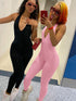 Women Skinny Sleeveless Jumpsuit - ROUTINE FASHION