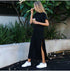 Casual Black Long Dresses - ROUTINE FASHION