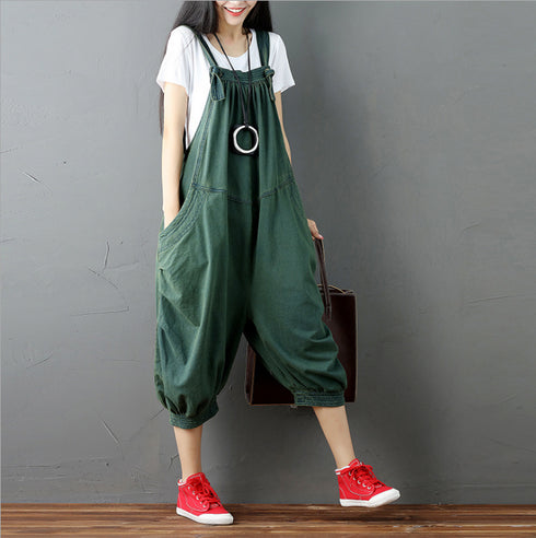Women Casual Drop Crotch Jumpsuits - ROUTINE FASHION