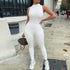 Sleeveless fitness sports jumpsuit women - ROUTINE FASHION