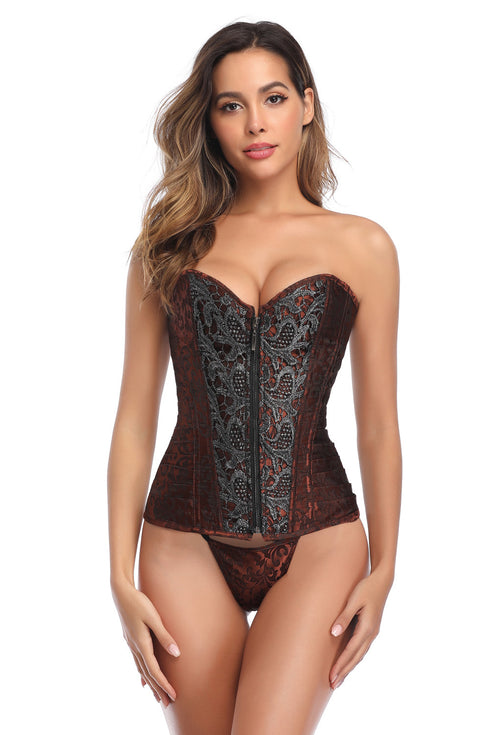 Jacquard corset for women - ROUTINE FASHION
