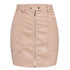 Leather skirt short skirt solid color skirt - ROUTINE FASHION