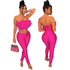 Fashionable Sexy Hair On The Chest Hair Slimming Jumpsuit For Women - ROUTINE FASHION