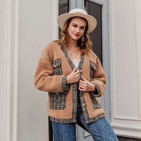 Lamb wool short coat - ROUTINE FASHION