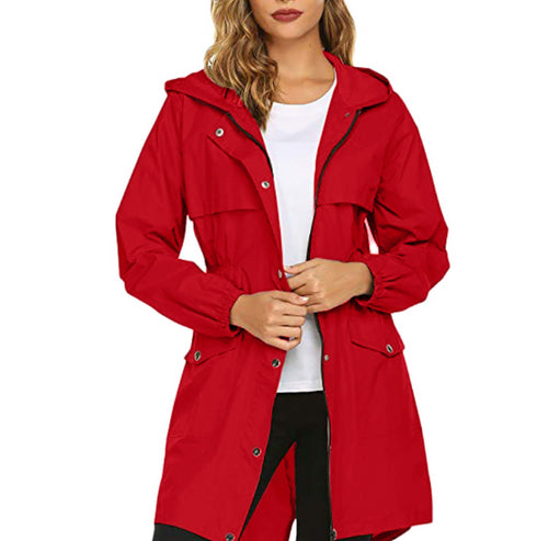 Women's Lightweight Hooded Long - ROUTINE FASHION