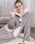 Thick coral fleece bathrobe - ROUTINE FASHION