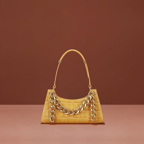 Chain leather shoulder bag - ROUTINE FASHION