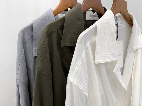 Lapel trench coat - ROUTINE FASHION