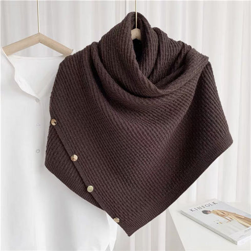 Variety Cashmere Snood Cape Sleeveless Waistcoat - ROUTINE FASHION