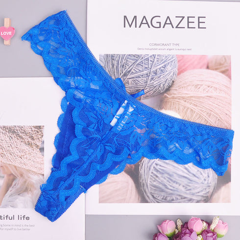 Adjusted  Cozy Lace Briefs G Thongs Underwear Lingerie For Women - ROUTINE FASHION
