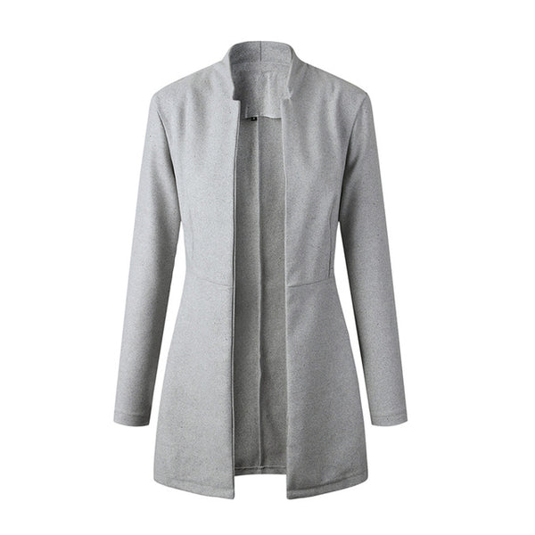 jacket blazer Women for Work white Fashion Formal female - ROUTINE FASHION