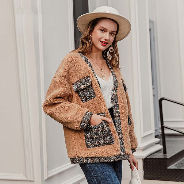 Lamb wool short coat - ROUTINE FASHION