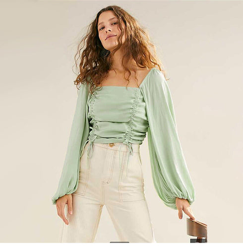 Matcha green shirt T-shirt women - ROUTINE FASHION