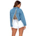 Fringed split denim jacket - ROUTINE FASHION