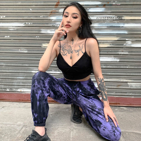 Camouflage casual halon trousers for women - ROUTINE FASHION