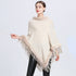 Ladies Fashion Knit Pullover Cape Coat - ROUTINE FASHION