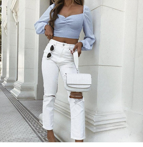 Long sleeve shirt top - ROUTINE FASHION