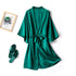 Women's One-Piece Mid-Length Solid Robe Bathrobe - ROUTINE FASHION