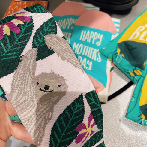 Sydney life illustration socks cotton socks women - ROUTINE FASHION