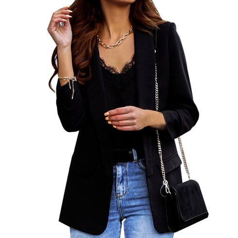 Elegant Blazer For Women Loose Blazer Jackets - ROUTINE FASHION