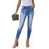 Women Hand Worn High Rise Cropped Jeans - ROUTINE FASHION