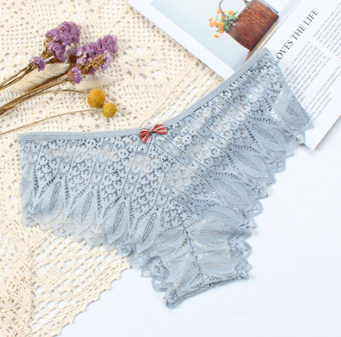 Lace Bow Knot Crossover Women's Briefs - ROUTINE FASHION