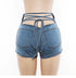 High waist denim shorts - ROUTINE FASHION