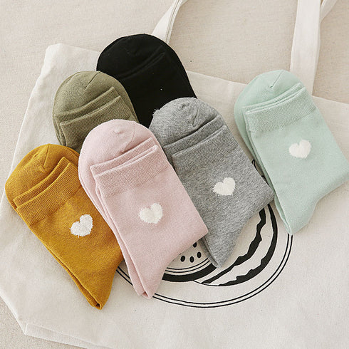 Winter socks women love tube socks cotton socks - ROUTINE FASHION