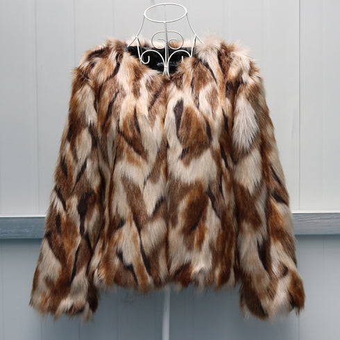 Short fox fur coat - ROUTINE FASHION
