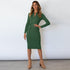 Mid-length Pullover Knitted Dress - ROUTINE FASHION
