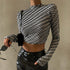 Quality Commuter Polo Collar Long Sleeve Top - ROUTINE FASHION