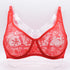 Plus Size Lace Bras For Women Underwired BH Hollow Out - ROUTINE FASHION