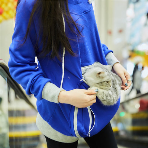 Women Pullover Hoodie Sweatshirt For Pets Cat Small Dog - ROUTINE FASHION