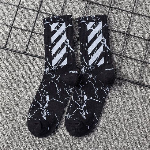 European And American Cotton Socks Trendy Socks For Men And Women In The Long Tube - ROUTINE FASHION