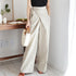 Pure Color Lace Casual Trousers Women - ROUTINE FASHION