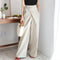 Pure Color Lace Casual Trousers Women - ROUTINE FASHION