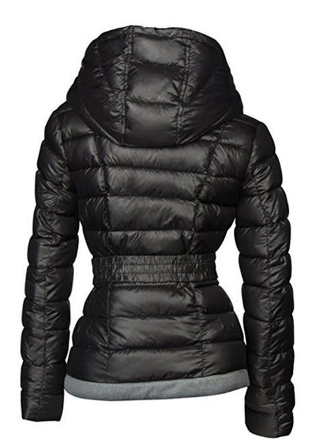 Cold-proof Hand Stuffed Cotton Waterproof Thick Fashion Jacket - ROUTINE FASHION