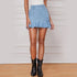Denim skirt lace denim skirt - ROUTINE FASHION