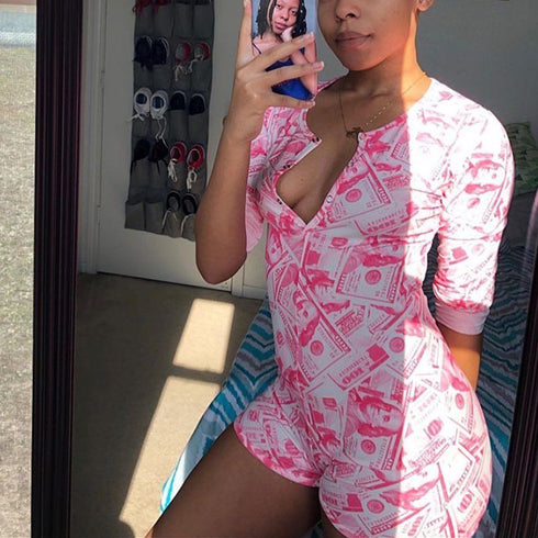 Sexy jumpsuit pajamas - ROUTINE FASHION